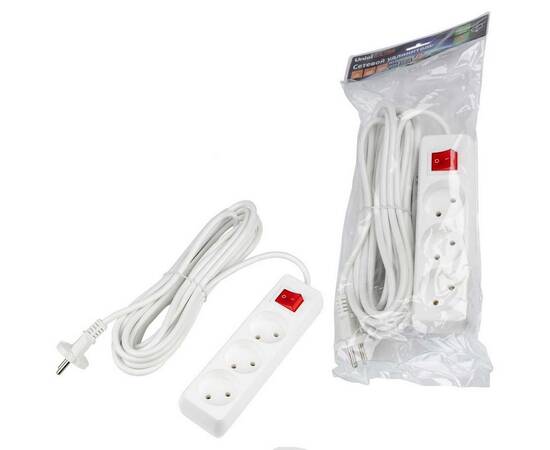 Удлинитель Uniel Ultra 3гн х 10м б/з S-CU3-7B White UL-00009997, изображение 2