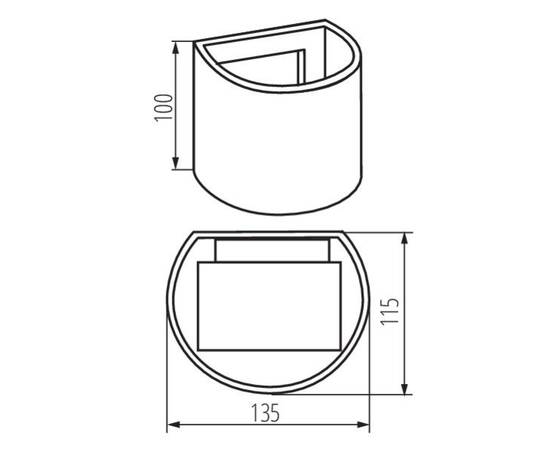Фасадный светильник Kanlux Reka 28991, изображение 5