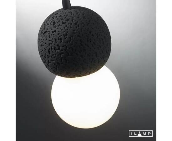 Подвесной светильник iLamp Foxtrot 10694P/1-D100 BK-WH, изображение 3