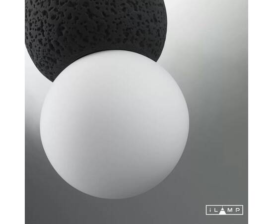 Подвесной светильник iLamp Foxtrot 10694P/1-D100 BK-WH, изображение 4