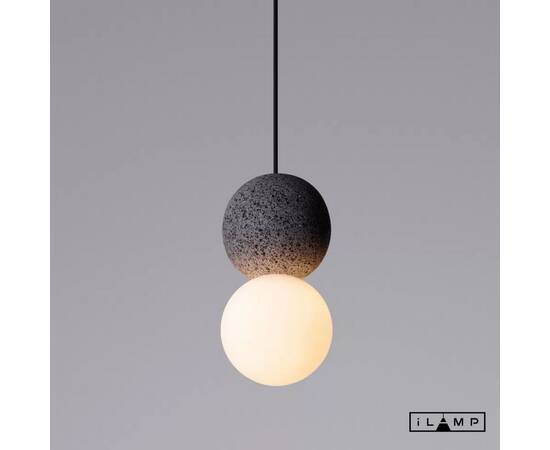 Подвесной светильник iLamp Foxtrot 10694P/1-D100 BK-WH, изображение 5