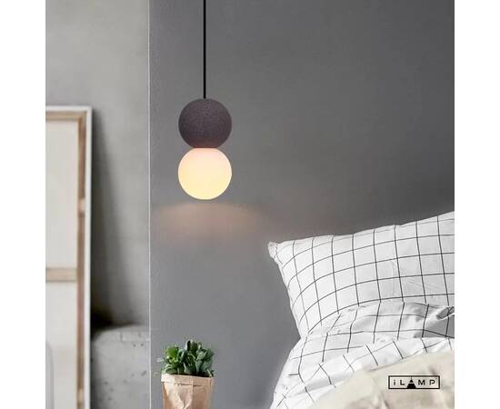 Подвесной светильник iLamp Foxtrot 10694P/1-D100 BK-WH, изображение 7