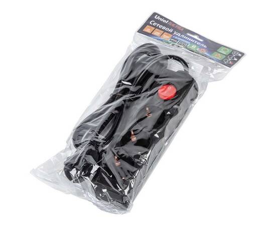 Удлинитель Uniel Ultra 3гн х 3м с/з S-GCU3-3B Black UL-00010017, изображение 2