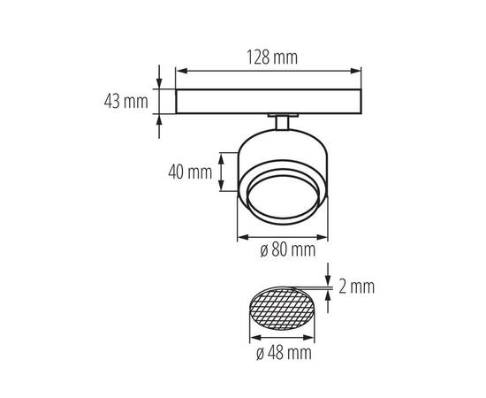 Трековый светодиодный светильник Kanlux BTL 18W-940-B 35653, изображение 4