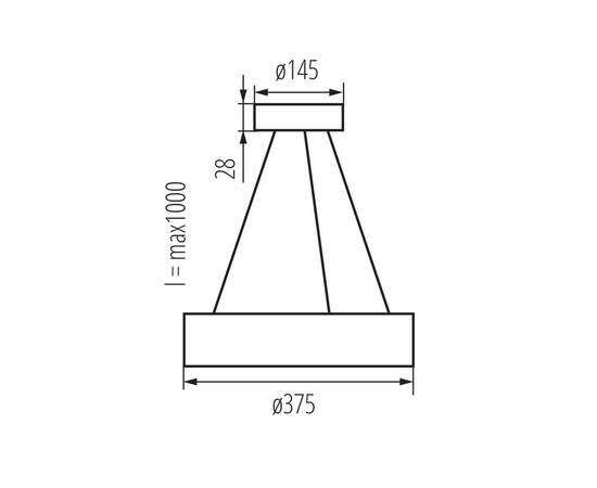 Подвесной светильник Kanlux JASMIN C 370-B 36506, изображение 2
