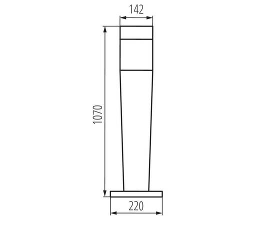 Уличный светильник Kanlux INVO OP 107-L-GR 29173, изображение 4