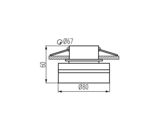 Точечный светильник Kanlux GOVIK-ST DSO-B/G 29234, изображение 4
