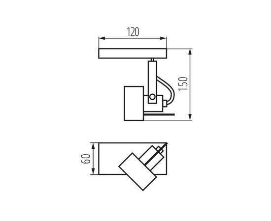 Спот Kanlux SONDA II EL-1O W 34921, изображение 4