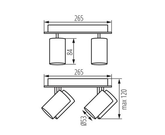 Спот Kanlux EVALO EL-4O W-SR 35696, изображение 3