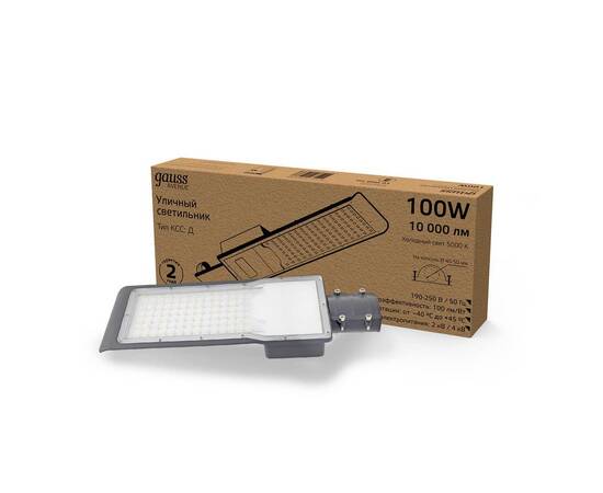 Уличный светодиодный консольный светильник Gauss Avenue 629536300, изображение 3