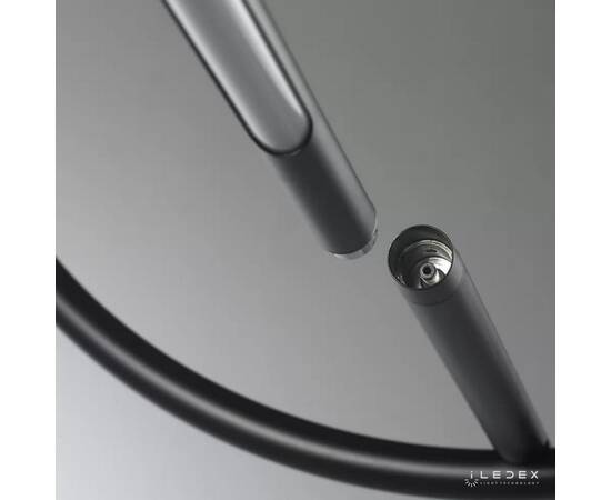 Подвесной светодиодный светильник iLedex Zoom 8075P/S-18W-3000K MBK-WH, изображение 3