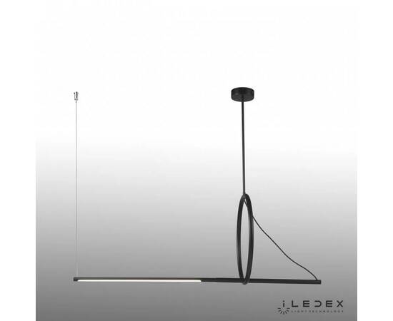 Подвесной светодиодный светильник iLedex Zoom 8075P/S-18W-3000K MBK-WH, изображение 6