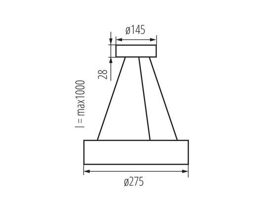 Подвесной светильник Kanlux JASMIN C 270-B 36505, изображение 2