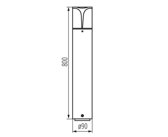 Садовый светильник Kanlux PRESO 80 GR 36540, изображение 5
