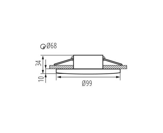 Точечный светильник Kanlux DROXY IP65 DSO-B 33126, изображение 4