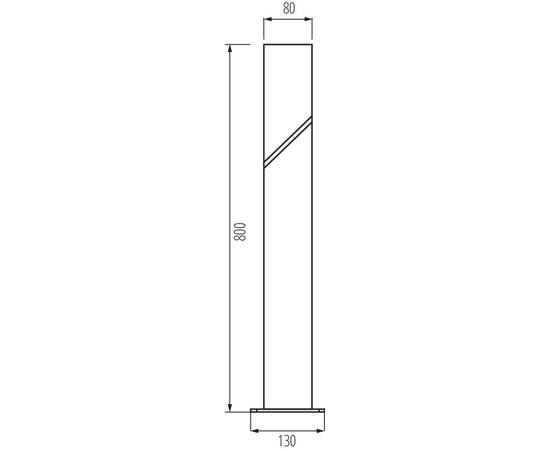 Садовый светильник Kanlux LAVEN 80 GR 36545, изображение 3