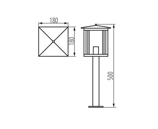 Садовый светильник Kanlux SELTO 50 B 36556, изображение 3