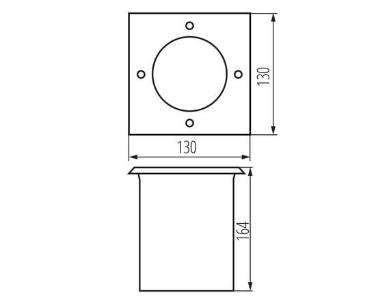 Грунтовый светильник Kanlux BERG AD-7L 36431, изображение 3
