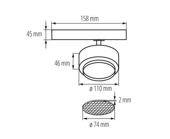 Трековый светодиодный светильник Kanlux BTL 28W-940-W 35656, изображение 4