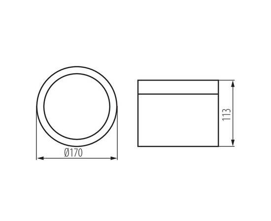 Накладной точечный светодиодный светильник Kanlux TIBERI PRO NT20W-940B 35677, изображение 2