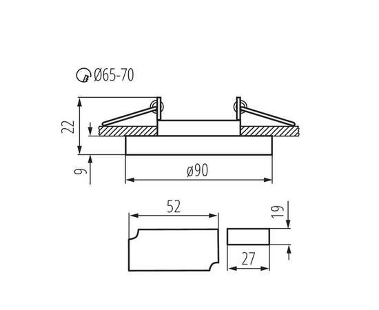 Точечный светильник Kanlux SOREN O-SR CW 24416, изображение 4
