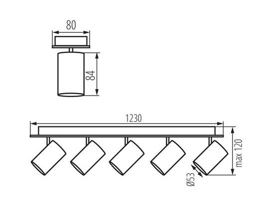 Спот Kanlux EVALO EL-5I W-SR 35688, изображение 3