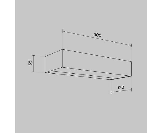 Уличный настенный светодиодный светильник Maytoni Outdoor Lot O428WL-L10W3K, изображение 6