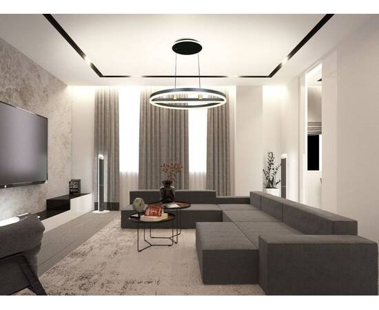 Подвесной светодиодный светильник Natali Kovaltseva Smart Нимбы High-Tech Led Lamps 82048, изображение 8