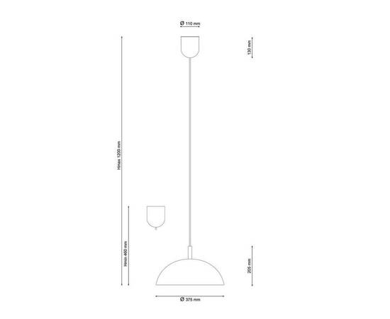 Подвесной светильник Lucia Tucci Palla 1090.1 Bianco, изображение 2