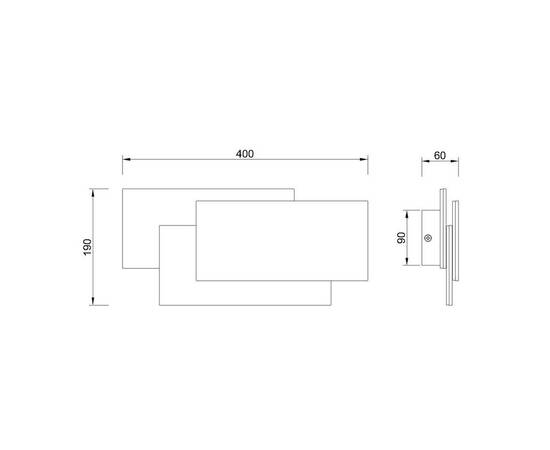 Настенный светодиодный светильник Mantra Tahiti 8089, изображение 2
