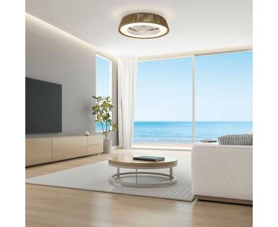 Потолочная светодиодная люстра-вентилятор Mantra POLINESIA 8227, изображение 4