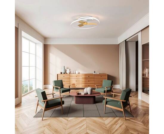 Потолочная светодиодная люстра-вентилятор Mantra OCEAN 8235, изображение 4