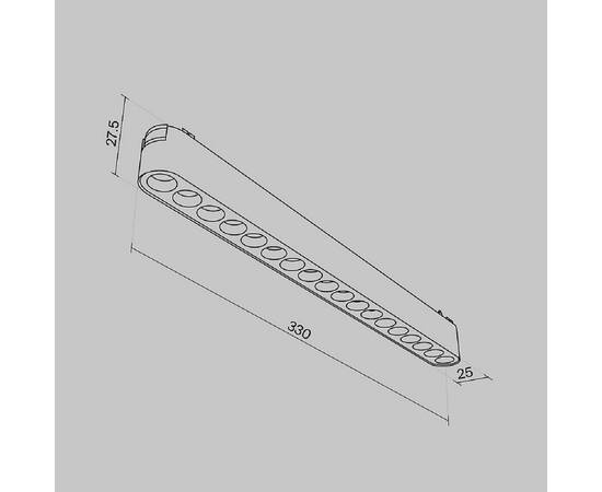 Трековый светодиодный светильник Maytoni Technical Radity Points TR082-1-18W3K-M-W, изображение 7