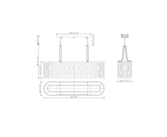 Подвесной светильник Lucia Tucci Virginia 1371.9 Chrome, изображение 2