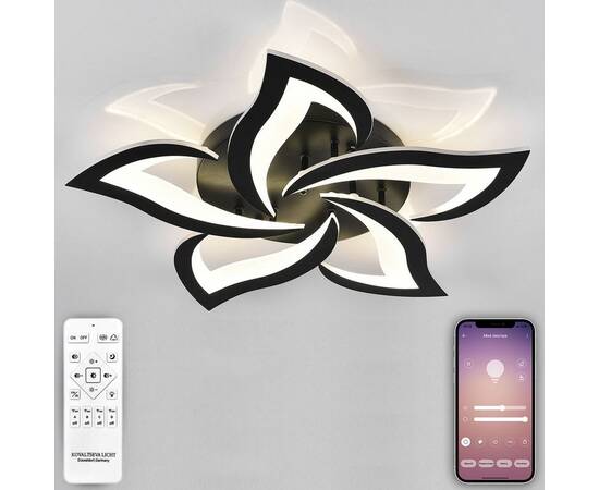 Потолочная светодиодная люстра Natali Kovaltseva Innovation Style 83002 Black, изображение 5