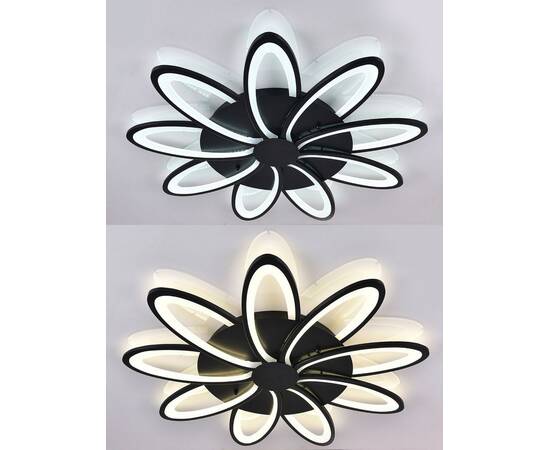 Потолочная светодиодная люстра Natali Kovaltseva High-Tech Led Lamps 82009 Black, изображение 6