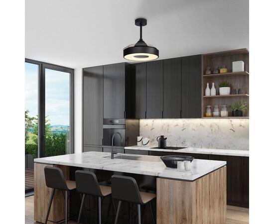 Потолочная светодиодная люстра-вентилятор Mantra COIN 8221, изображение 3