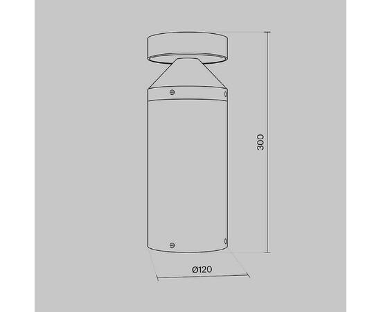 Ландшафтный светодиодный светильник Maytoni Outdoor Olten O591FL-L12GF3K, изображение 5