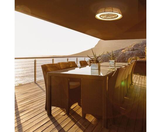 Потолочная светодиодная люстра-вентилятор Mantra INDONESIA 8225, изображение 3