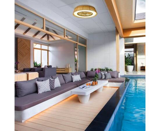 Потолочная светодиодная люстра-вентилятор Mantra INDONESIA 8225, изображение 4