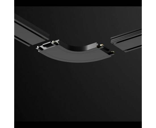 Соединитель L-образный скругленный с токопроводом для низковольтного шинопровода Novotech Shino Smal 135207, изображение 2