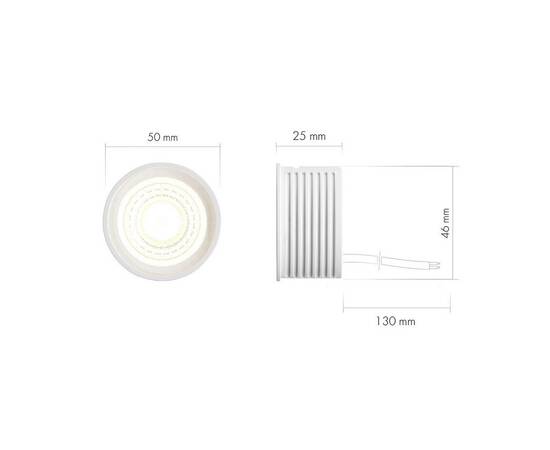Светодиодный модуль Denkirs Slim LED DK4000-8W dim, изображение 4
