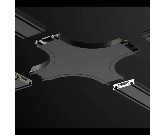 Соединитель X-образный с токопроводом для низковольтного шинопровода Novotech Shino Smal 135211, изображение 3