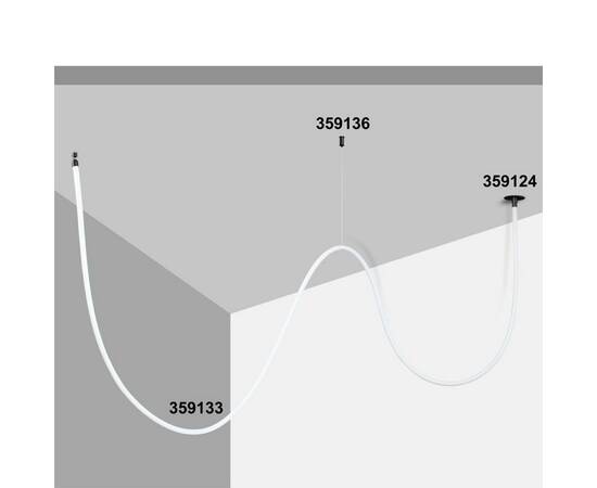 База для гибкого неона Novotech Konst Ramo для встраиваемого монтажа 359124, изображение 4