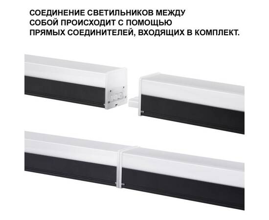 Линейный светодиодный светильник Novotech Over Bits 359111, изображение 6