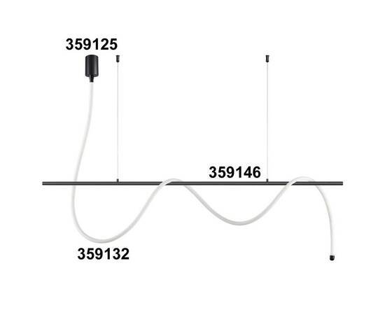 Светодиодный гибкий неон Novotech Konst Ramo 38W/m теплый белый 3 м 359132, изображение 5