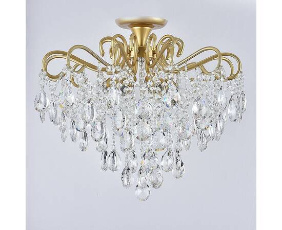 Потолочная люстра Reluce 04066-0.3-06 MATT GOLD+CR, изображение 4