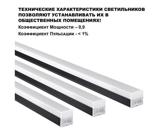 Линейный светодиодный светильник Novotech Over Bits 359113, изображение 5