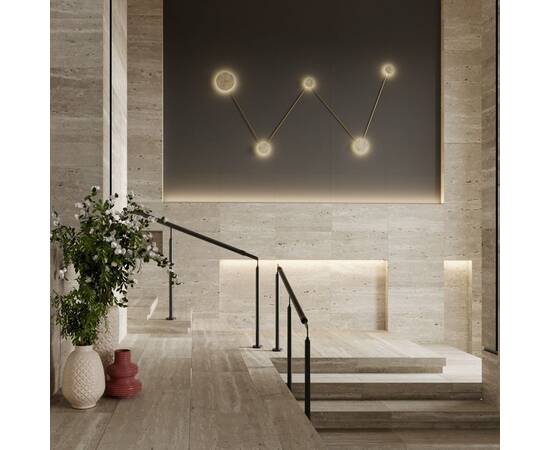 Настенный светодиодный светильник Odeon Light Hightech Travertino 6625/25WL, изображение 6