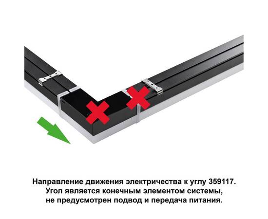 Светильник-соединитель L-образный (1 сетевой вход) Novotech Over Bits 359117, изображение 4